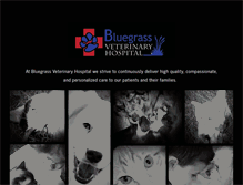 Tablet Screenshot of bluegrassveterinaryhospital.com